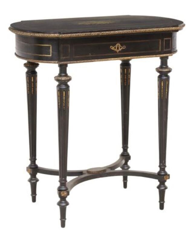 FRENCH NAPOLEON III EBONIZED VANITY 2f7dc3