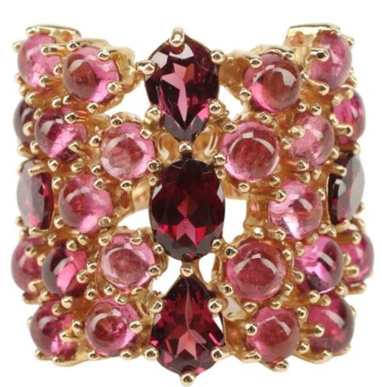 ESTATE 14KT GOLD PINK TOURMALINE 2f7ddd