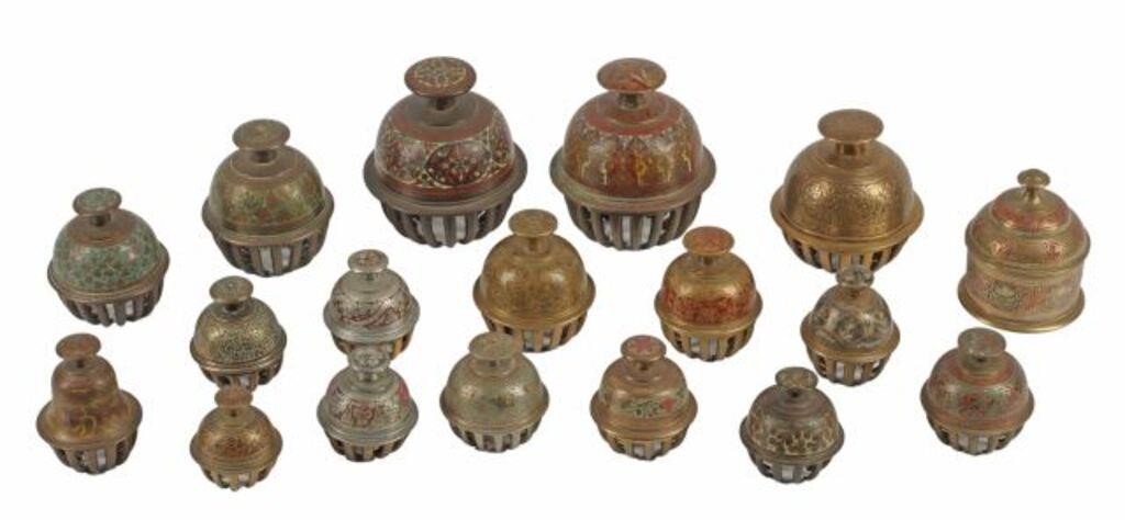  18 COLLECTION OF ENAMELED BRONZE 2f7de5