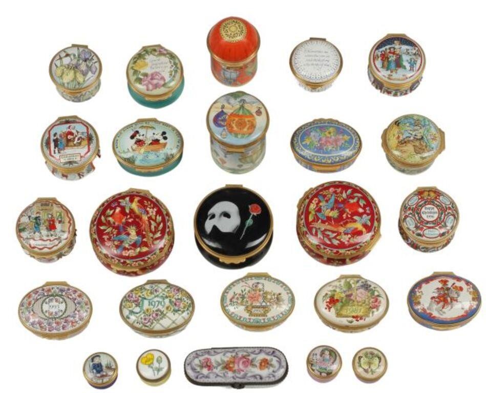 (25) COLLECTION OF ENAMELED TRINKET