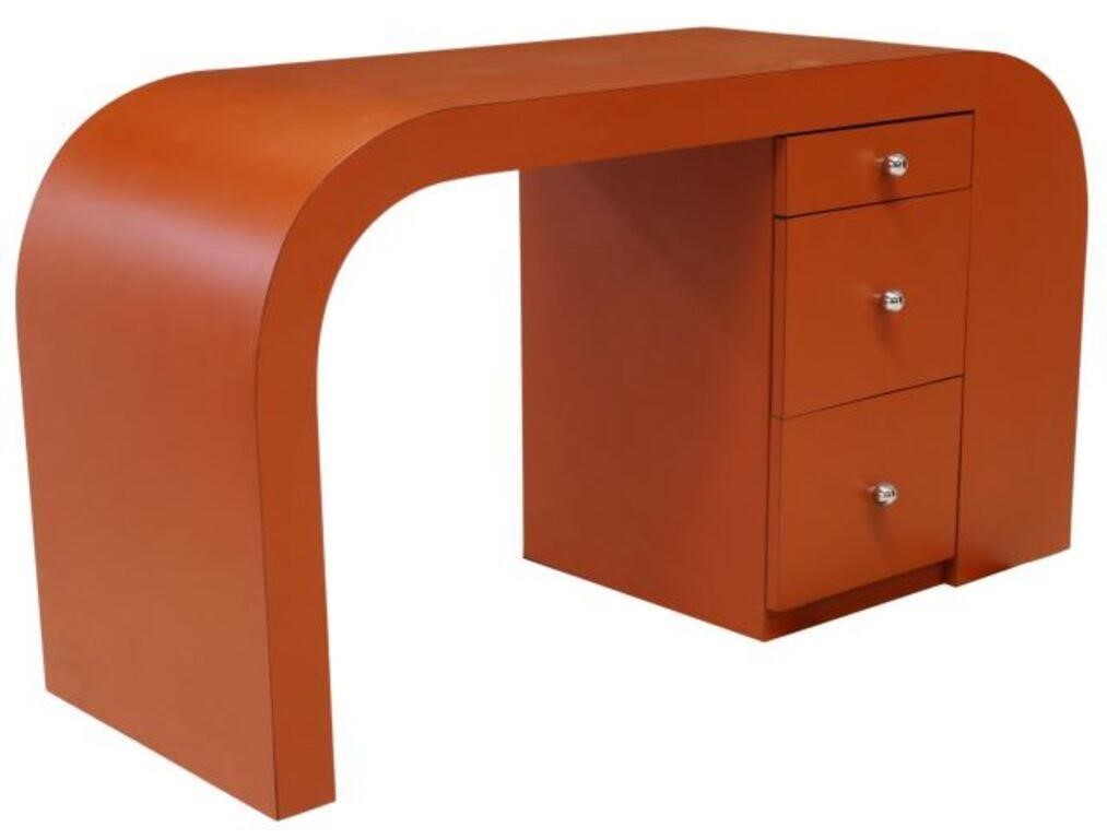 POSTMODERN ORANGE LAMINATE WATERFALL 2f7e3e