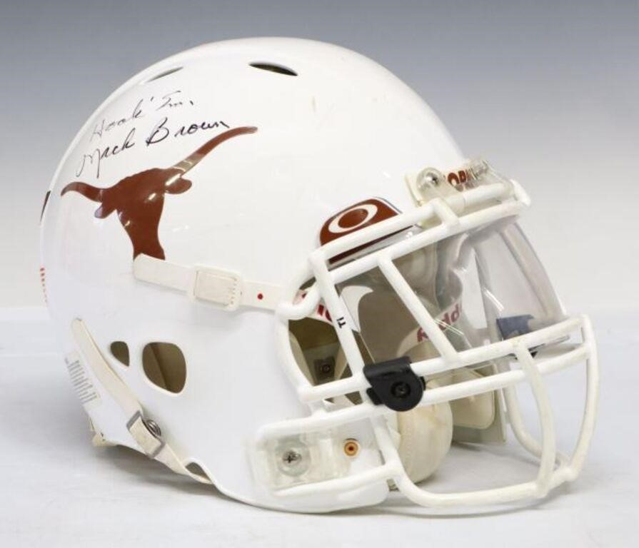 UNIVERSITY OF TEXAS HELMET SIGNED 2f7ee7