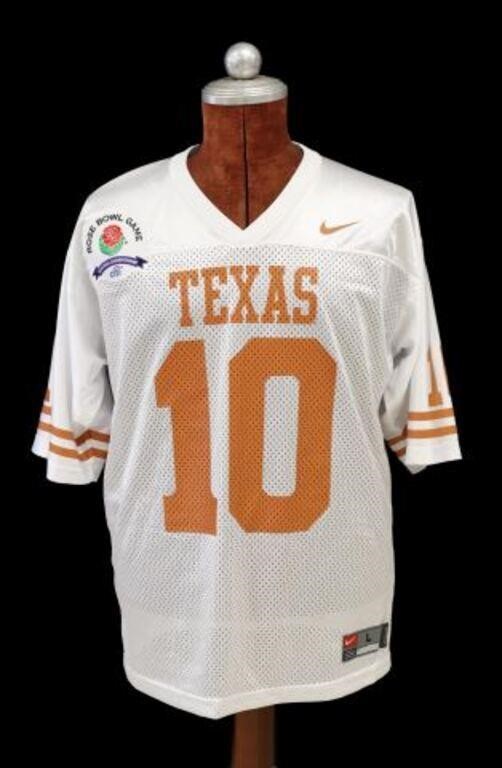 U OF TEXAS LONGHORNS FOOTBALL JERSEY,