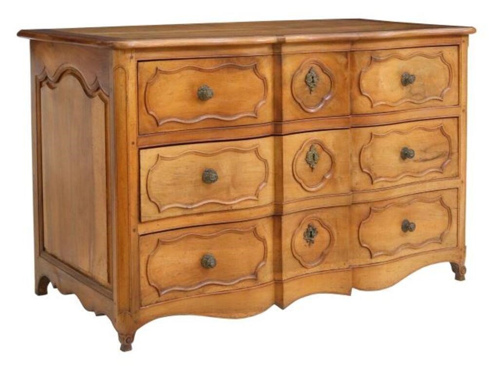 FRENCH LOUIS XIV STYLE WALNUT COMMODE