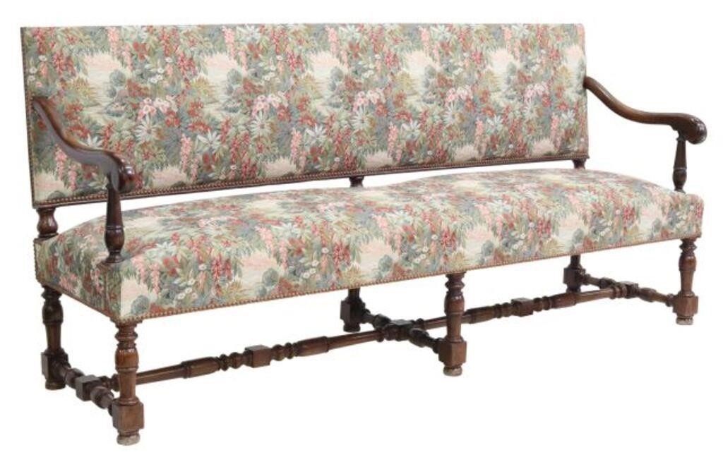 FRENCH LOUIS XIII STYLE UPHOLSTERED 2f7f03