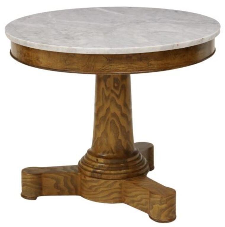 LOUIS PHILIPPE STYLE MARBLE-TOP