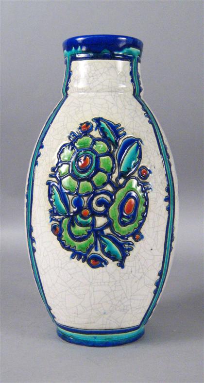 Boch Freres polychrome decorated 4bfea