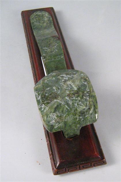 Chinese spinach jade ruyi scepter 4bfeb