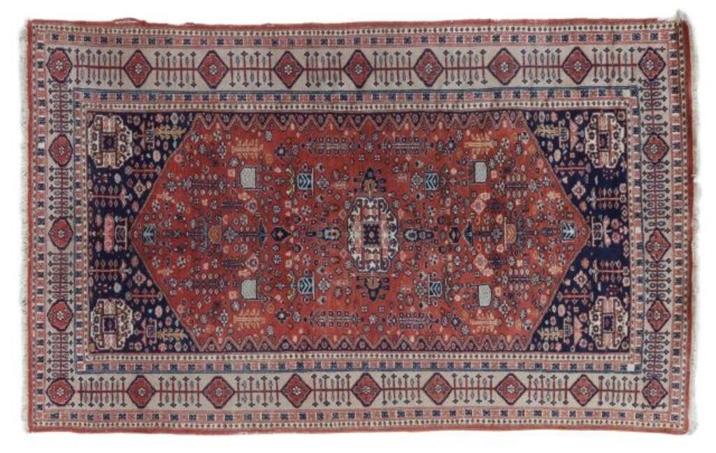 HAND TIED PERSIAN ABADEH WOOL RUG  2f7f72