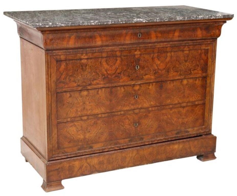 FRENCH LOUIS PHILIPPE MARBLE TOP 2f7f79