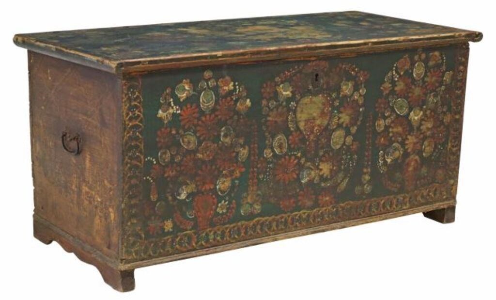 SCANDINAVIAN FLORAL PAINTED STORAGE 2f7f86