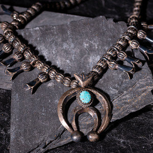 Navajo Silver and Turquoise Squash 2f80bd