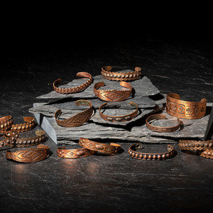 Fred Harvey Era Copper Trade Cuff Bracelets
second