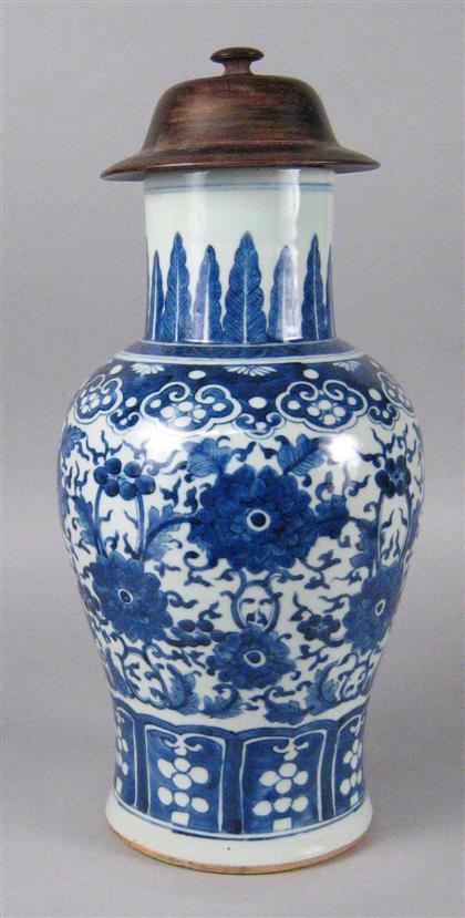 Chinese blue and white vase   