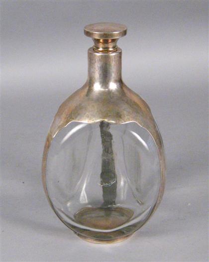 Sterling silver mounted decanter