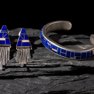 Navajo Sterling Silver and Lapis