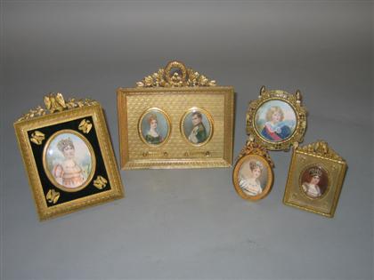 Group of six miniature Napoleonic 4c032