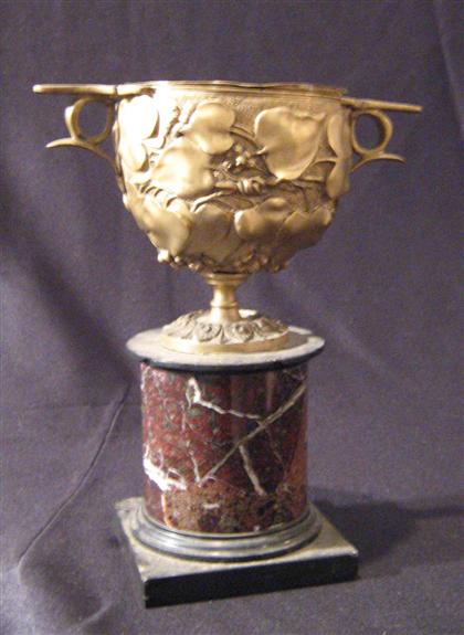 Continental bronze urn    Of baluster