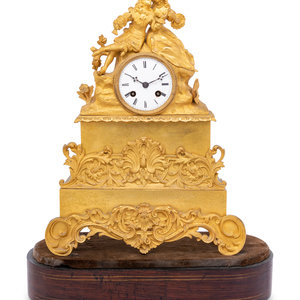 A Russian Gilt Bronze Figural Clock Samuel 2f8351