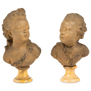 A Pair of Terracotta Portrait Busts 2f83a2