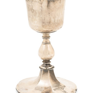 A French Silver Chalice
Maker's