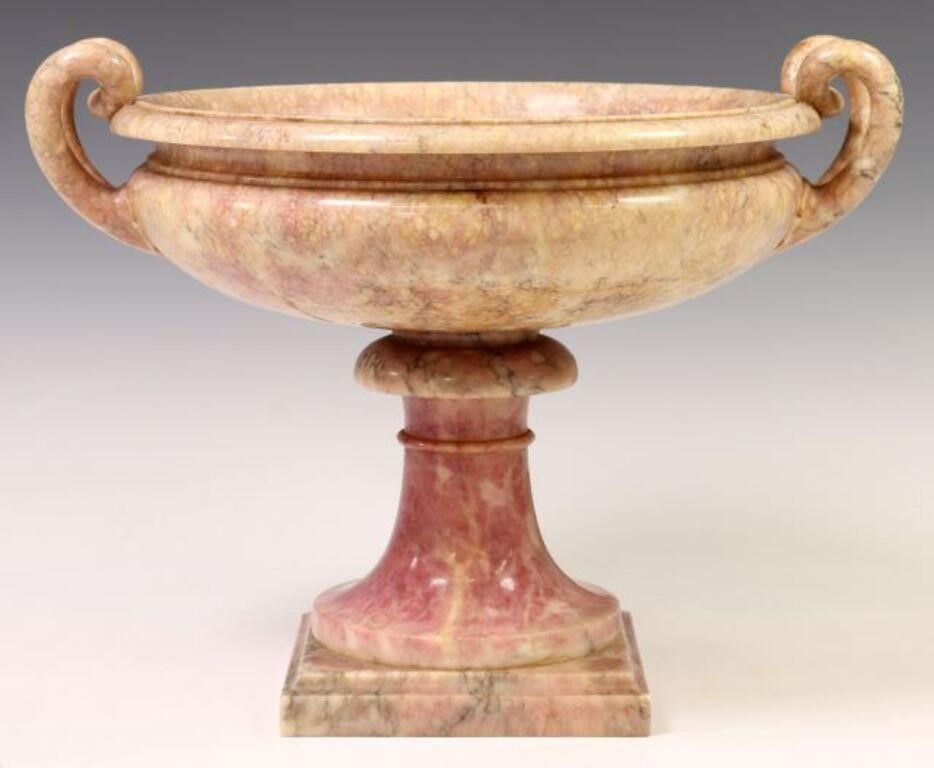 ITALIAN PINK ALABASTER DUAL HANDLED 2f83df