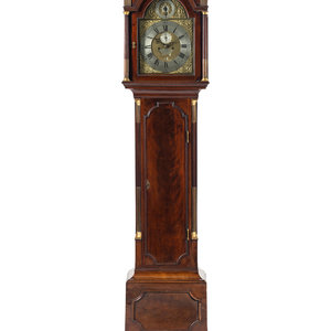 A George III Mahogany Eight Day 2f8403