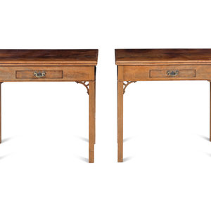 A Pair of George III Style Mahogany 2f8406