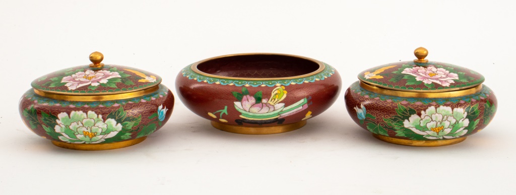 CHINESE CLOISONNE ENAMEL BOX  2fabba