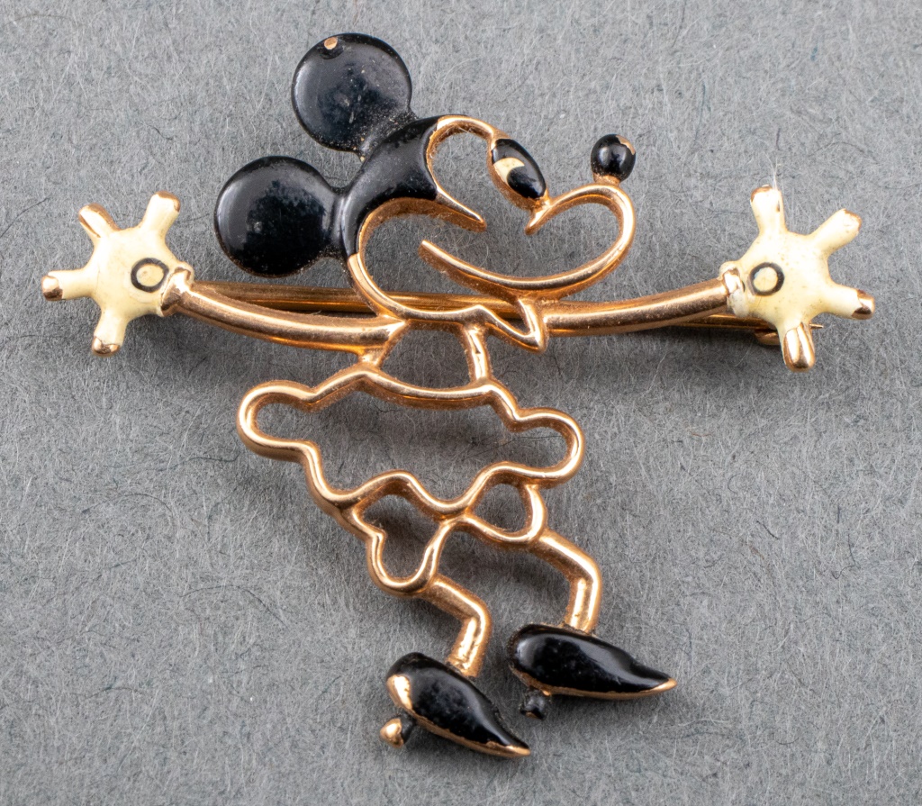 RARE 14K GOLD WALT DISNEY MICKEY MOUSE