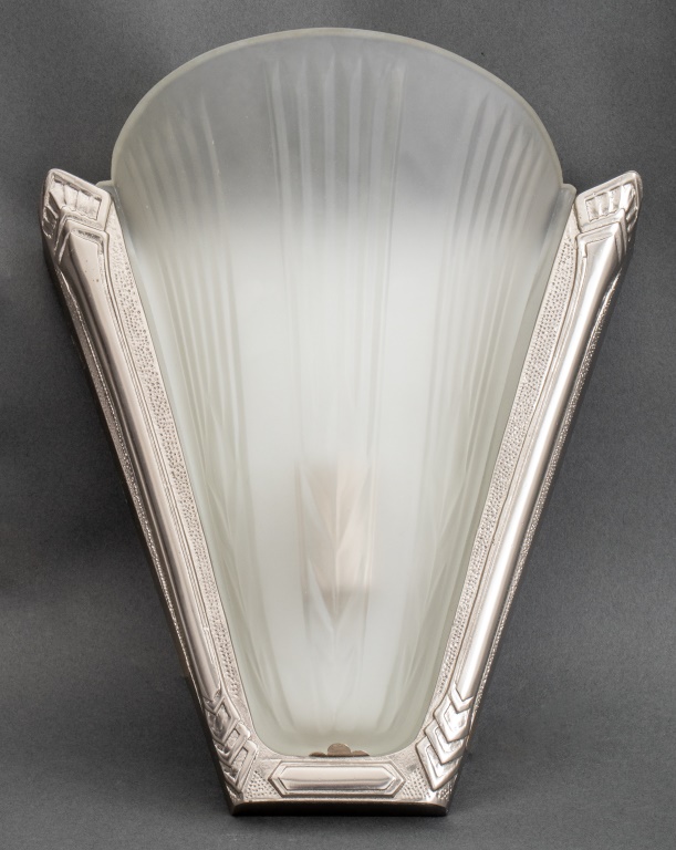 ART DECO FROSTED GLASS PEREARO 2fac49