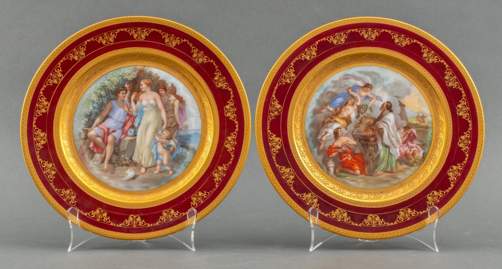 ROYAL VIENNA STYLE DECORATIVE PORCELAIN