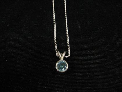 Unusual blue diamond pendant  4c472