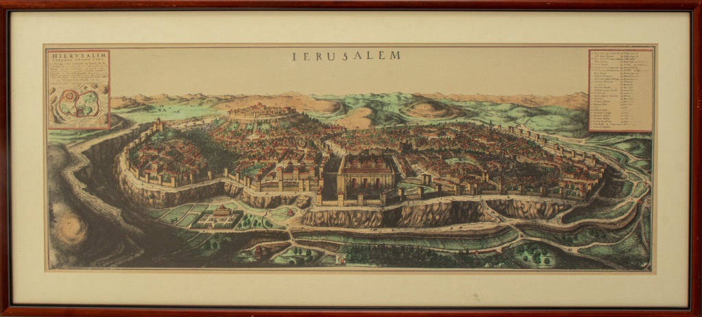 AFTER WENCESLAUS HOLLAR "IERUSALEM"