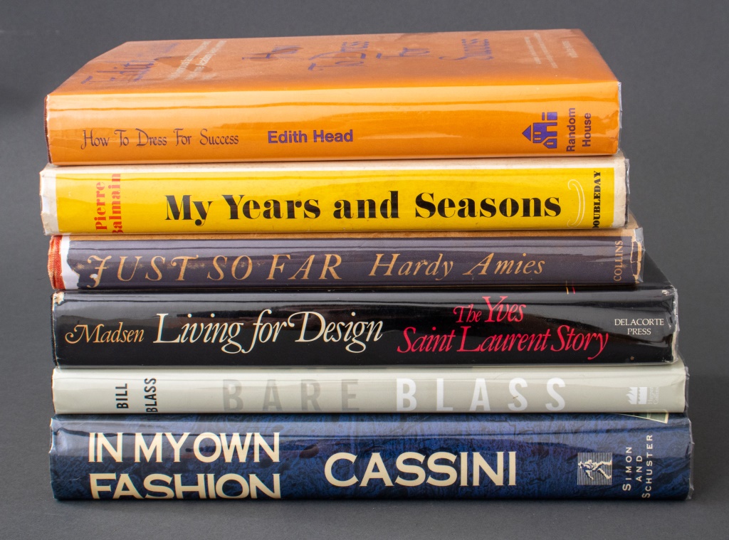 GROUP OF BOOKS ON FASHION DESIGNER