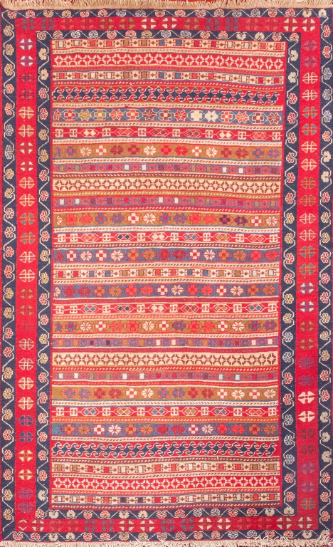 VINTAGE ANATOLIAN TURKISH KILIM 2face7