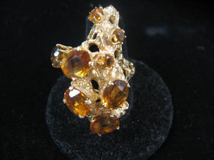 18 karat yellow gold and citrine 4c482