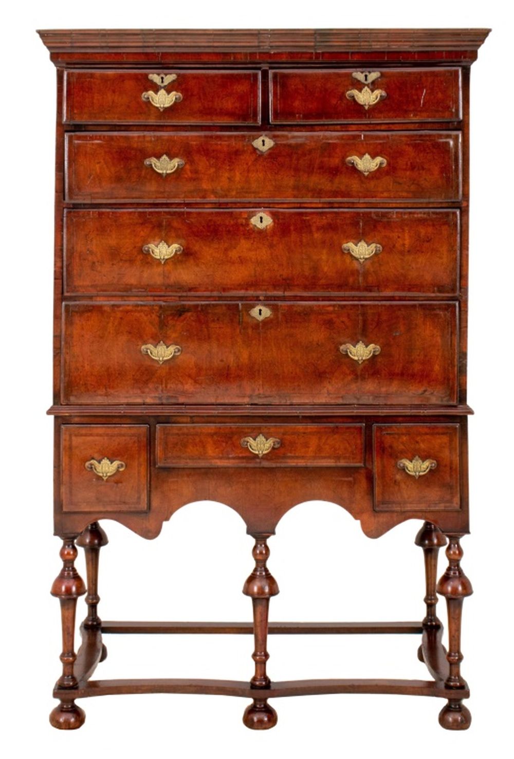 WILLIAM AND MARY CHEST ON STAND  2fad9f