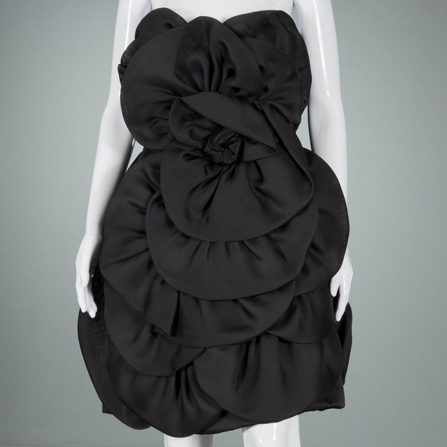 PAUL-LOUIS ORRIER BLACK COCKTAIL DRESS