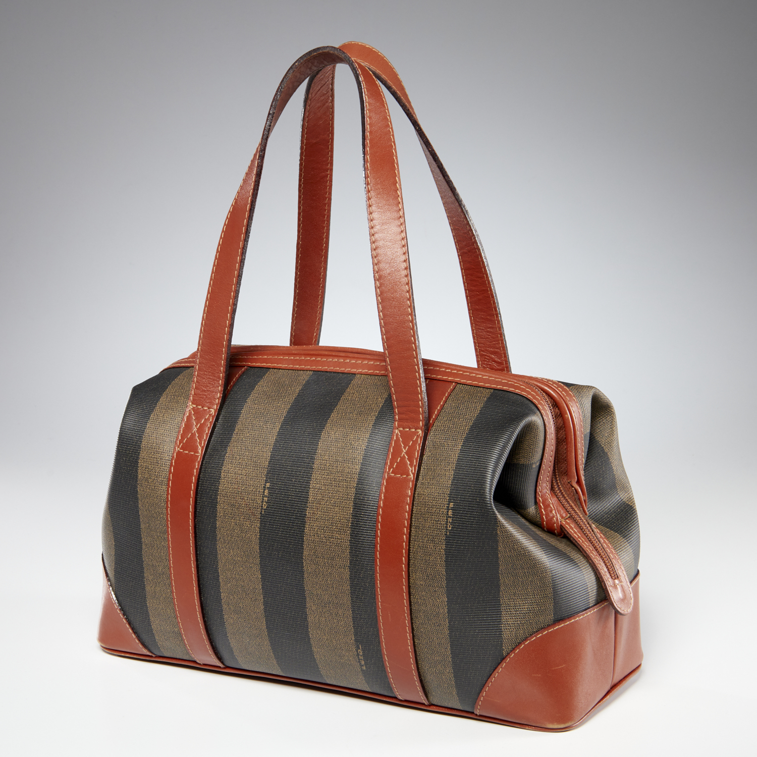 FENDI PEQUIN STRIPE HANDBAG 20th 2fadbf