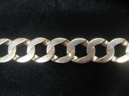 14 karat yellow gold link bracelet