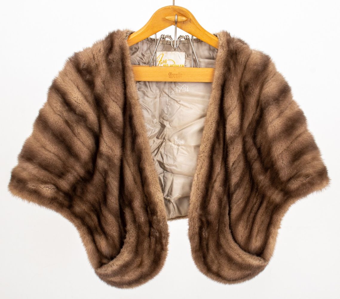 MR. HERMAN MINK FUR SHAWL / WRAP