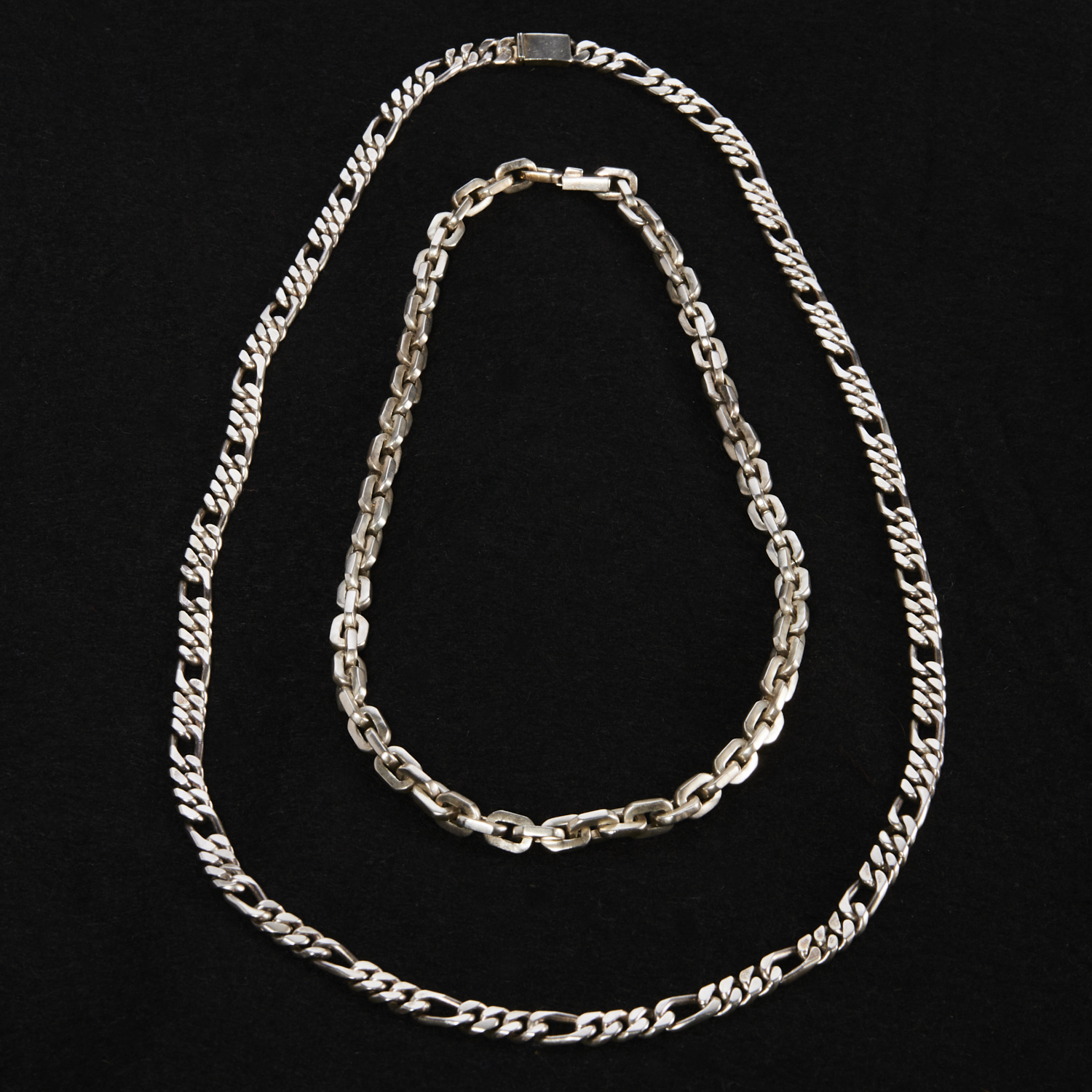  2 STERLING SILVER HEAVY CHAIN 2fae6b