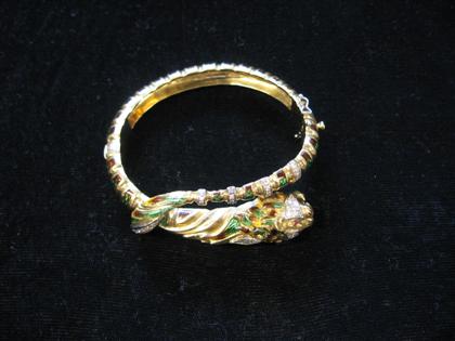 14 karat yellow gold enamel and 4c4a7