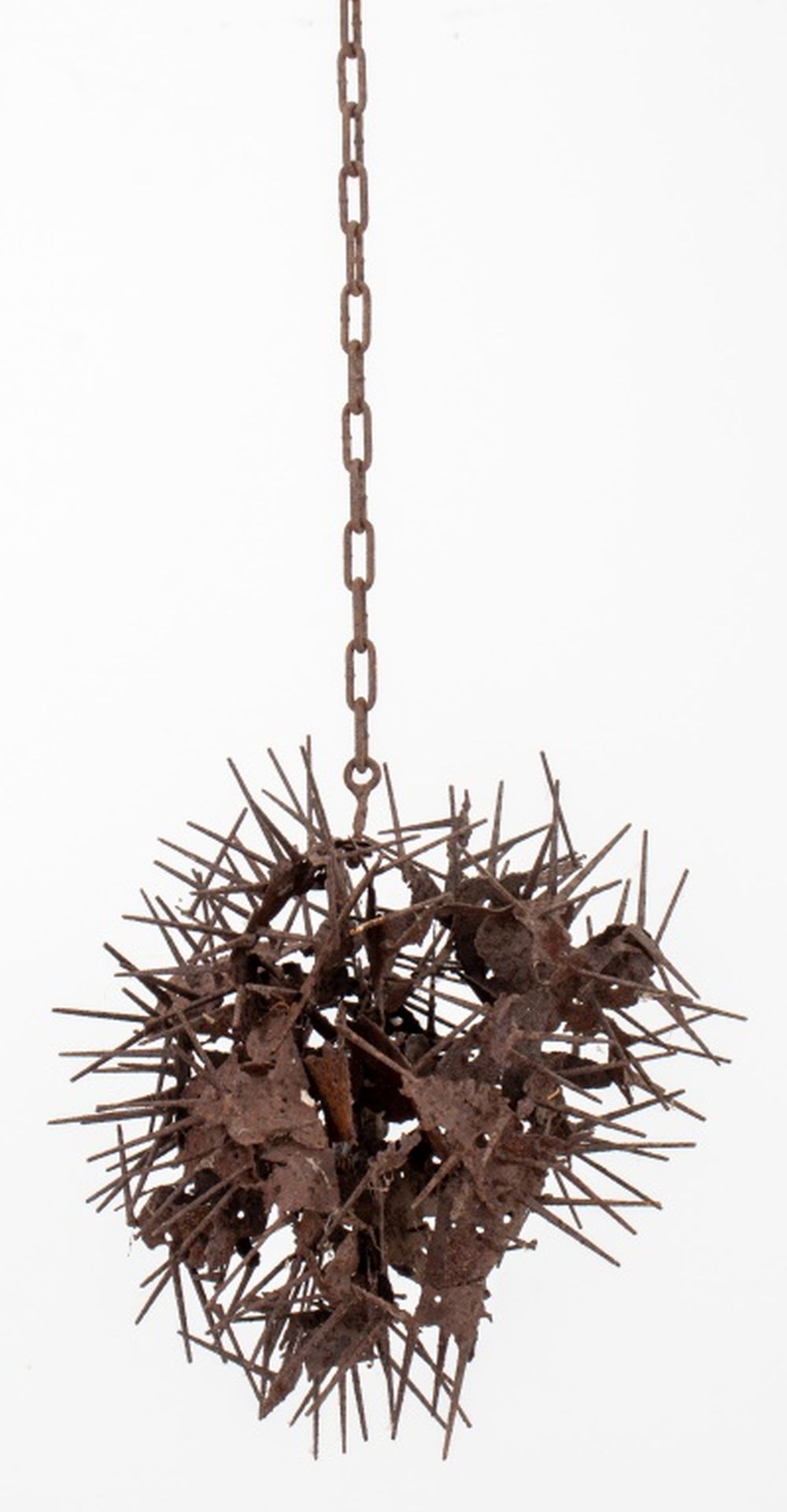 BRUTALIST MODERN IRON PENDANT LIGHT,