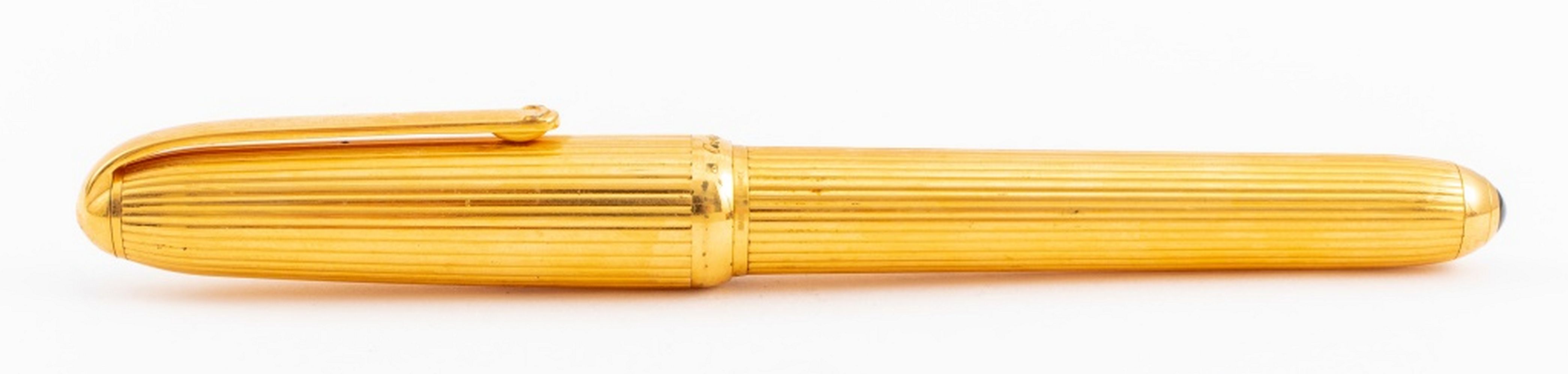 LOUIS CARTIER 18K GOLD NIB FOUNTAIN