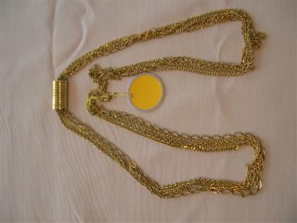 18 karat yellow gold necklace  4c4bc