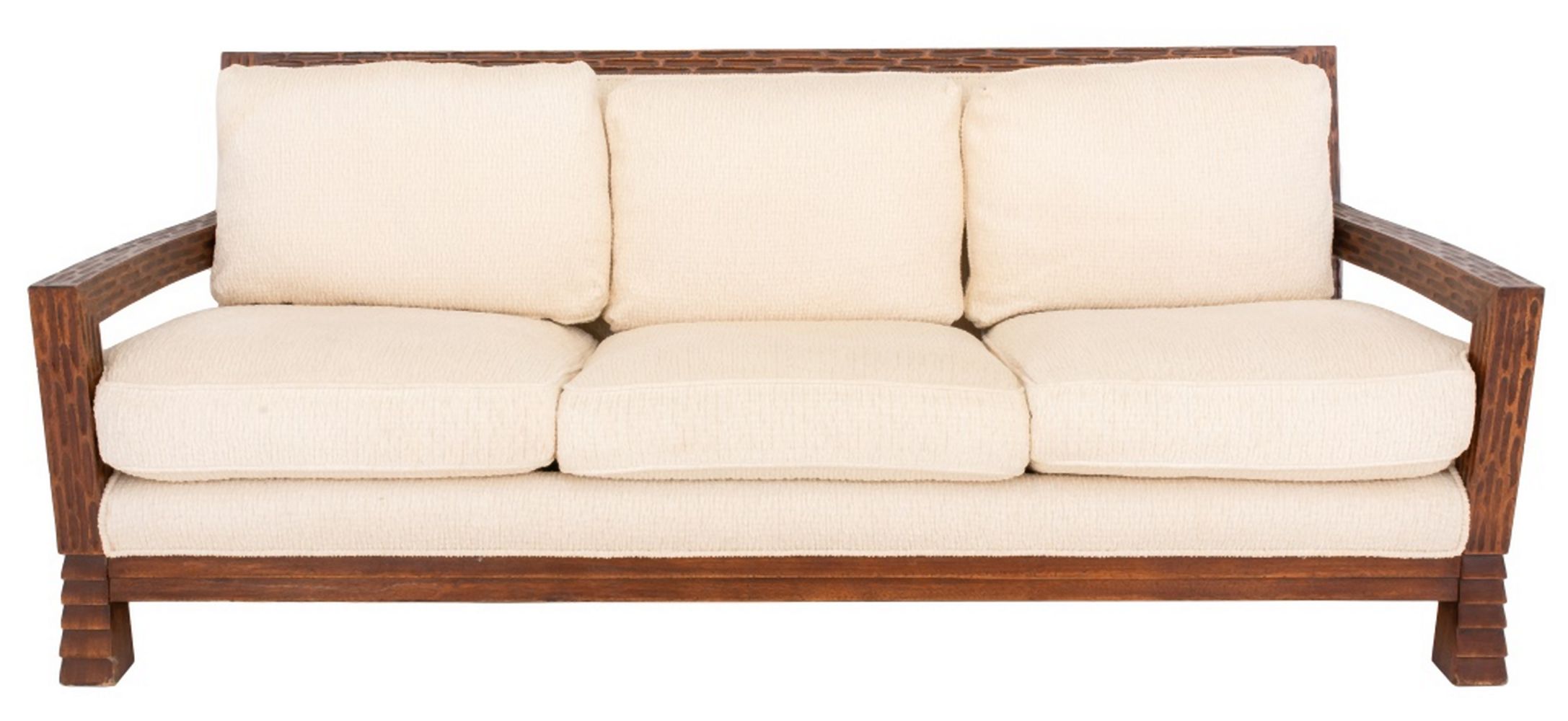 RUSTIC STYLE THREE-SEAT SOFA Rustic