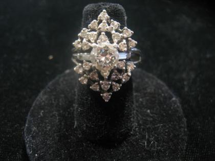 Platinum and diamond engagement