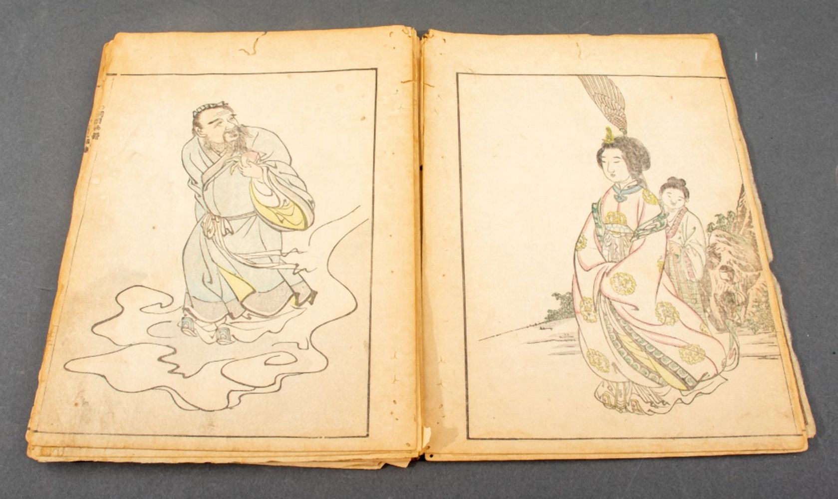 ANTIQUE JAPANESE UKIYO E WOODCUT 2fafbe